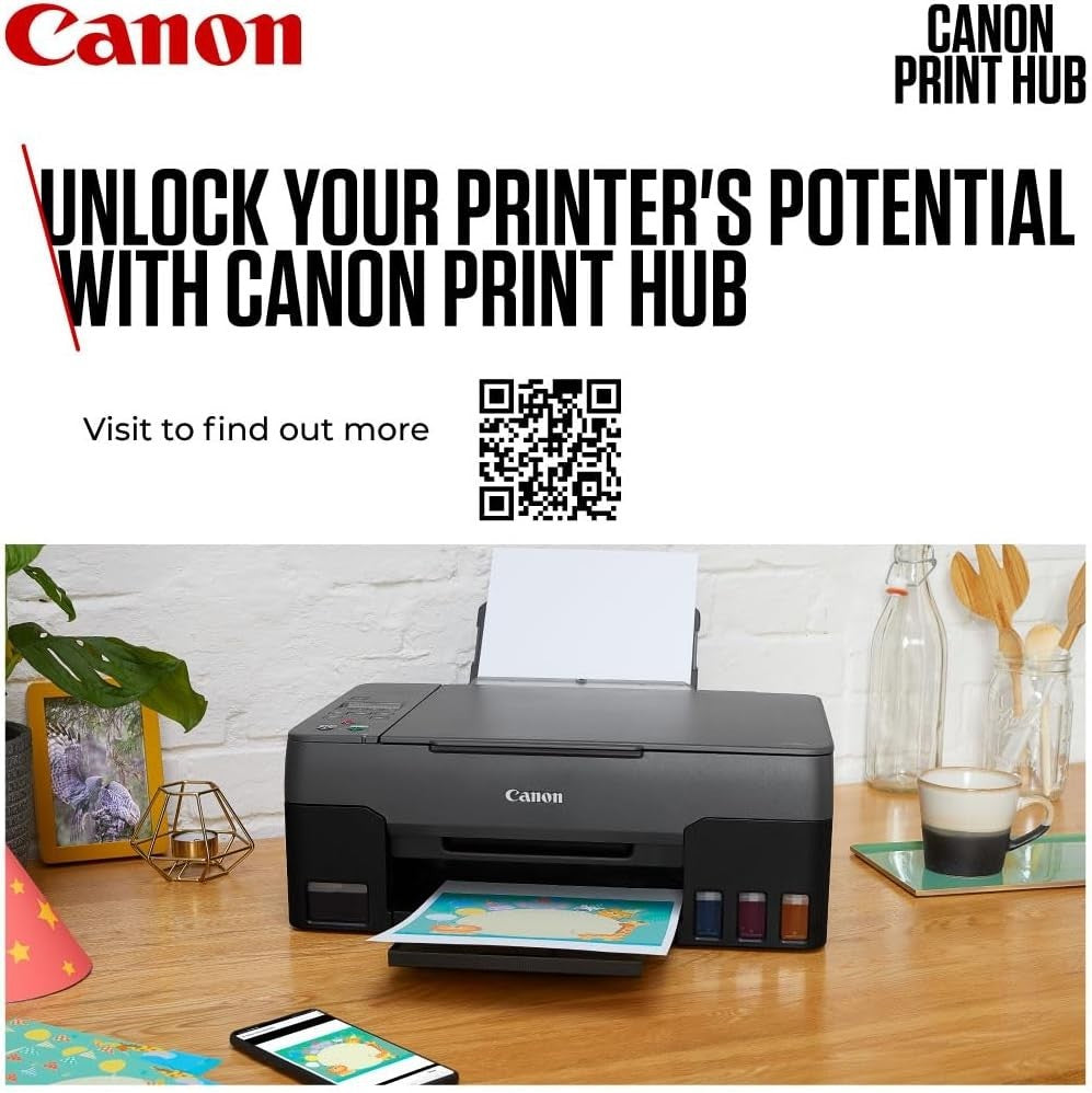 Colour Inkjet Printer Copier Scanner Black | Home & Office USB