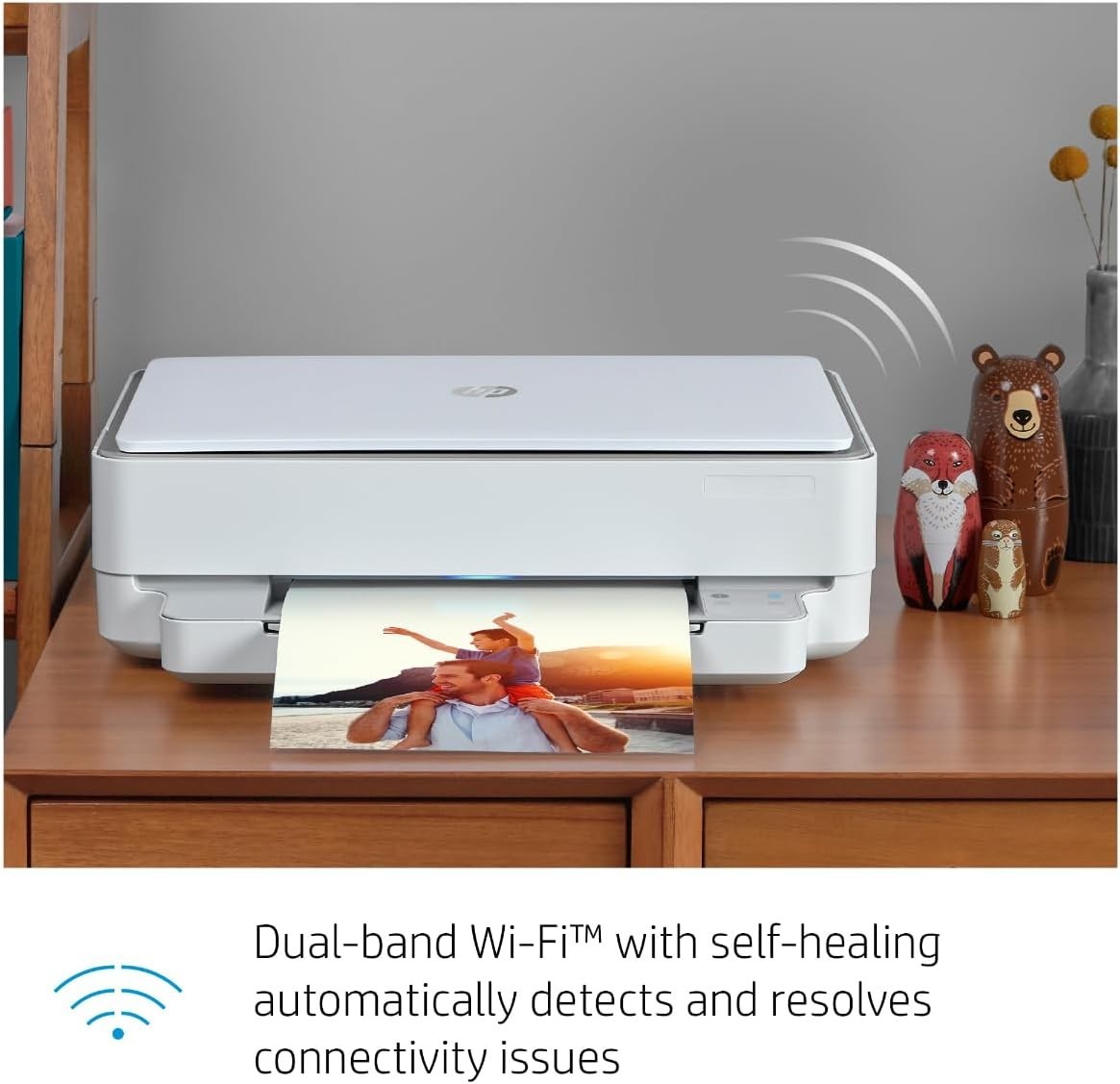 All-in-One Colour Printer White Wireless Duplex Mobile Printing A4