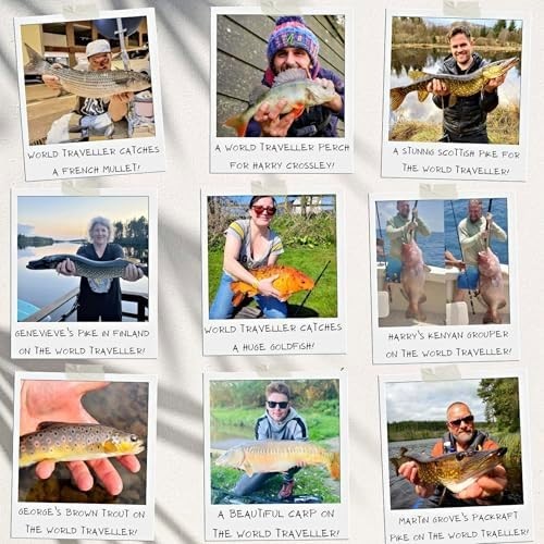 Travel Fishing Rod Reel Combo 6-Section Spin & Casting Kit 2 Tips