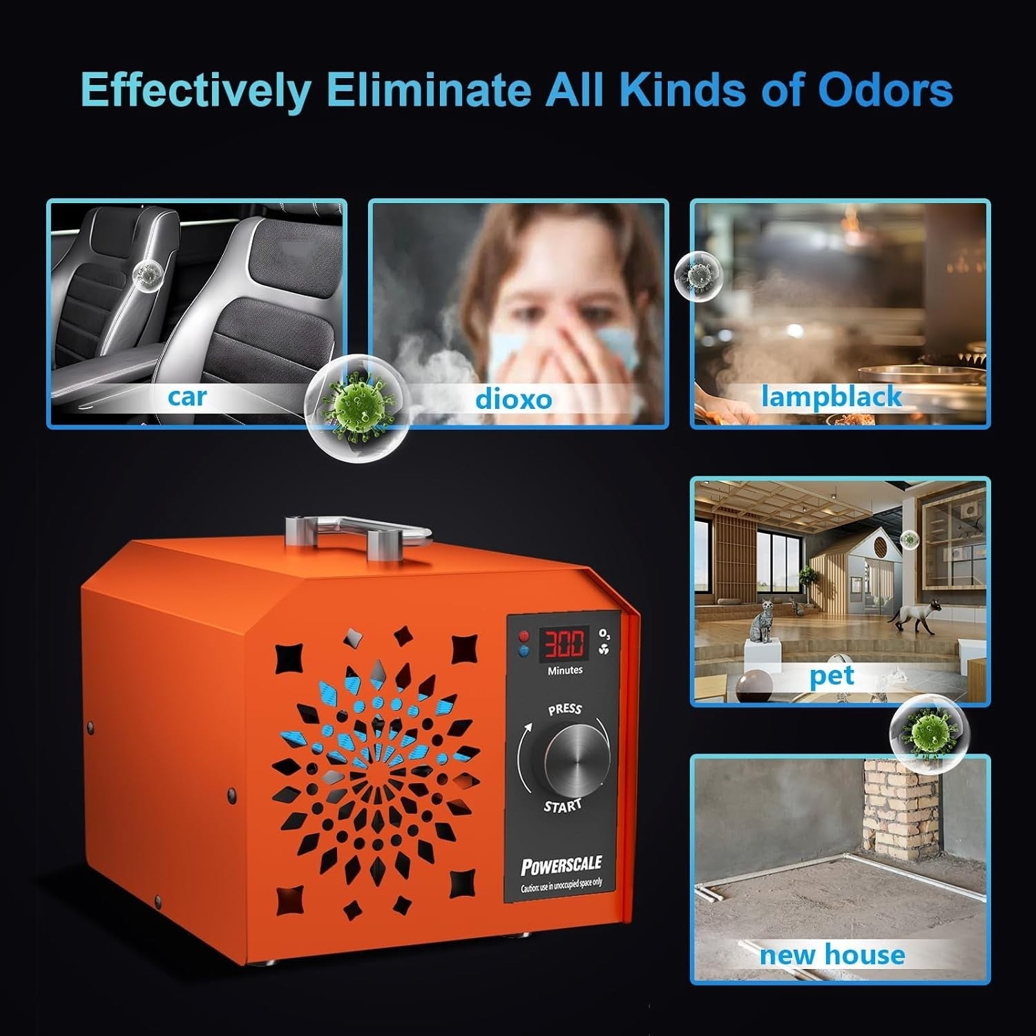 250000mg Ozone Generator Industrial Odour Eliminator Air Purifier