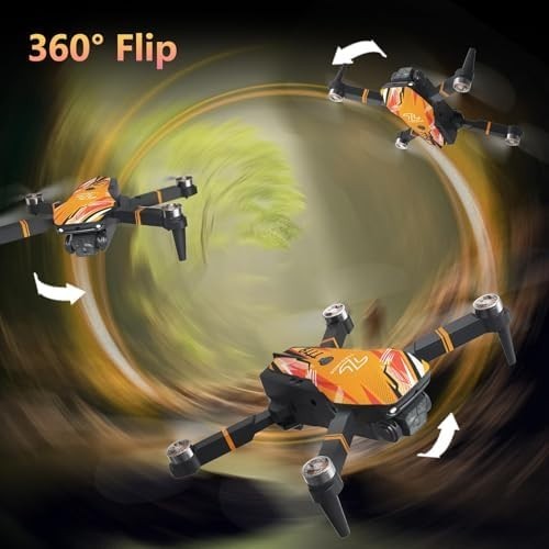 TTROARDS Foldable Mini Drone with 1080P HD Camera & Brushless Motors