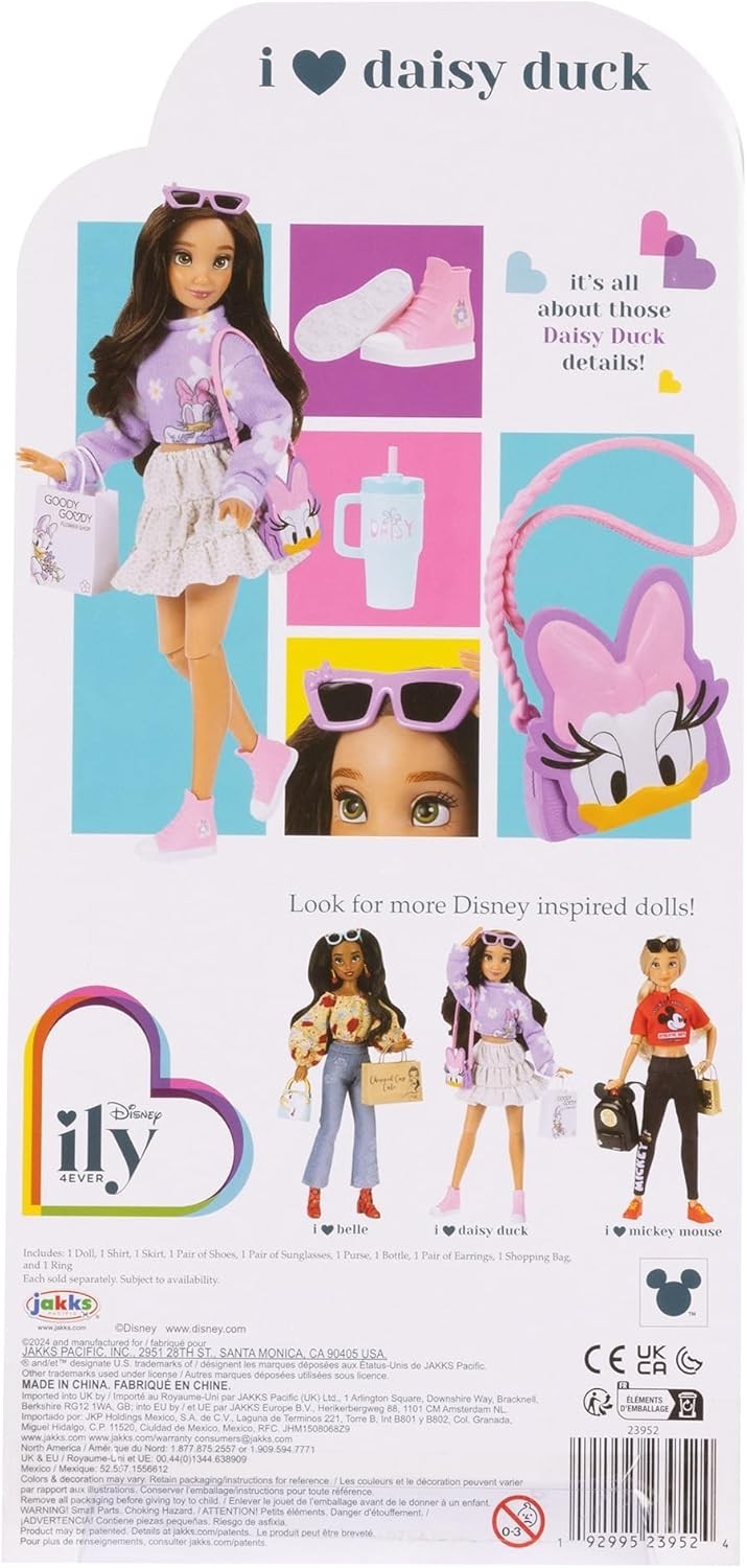 Fashion Doll with Articulated Joints Outfit Accessories Purse Bottle Gift