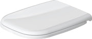 D-Code Compact Toilet Seat White Stainless Steel Hinges No Soft Close 1PC