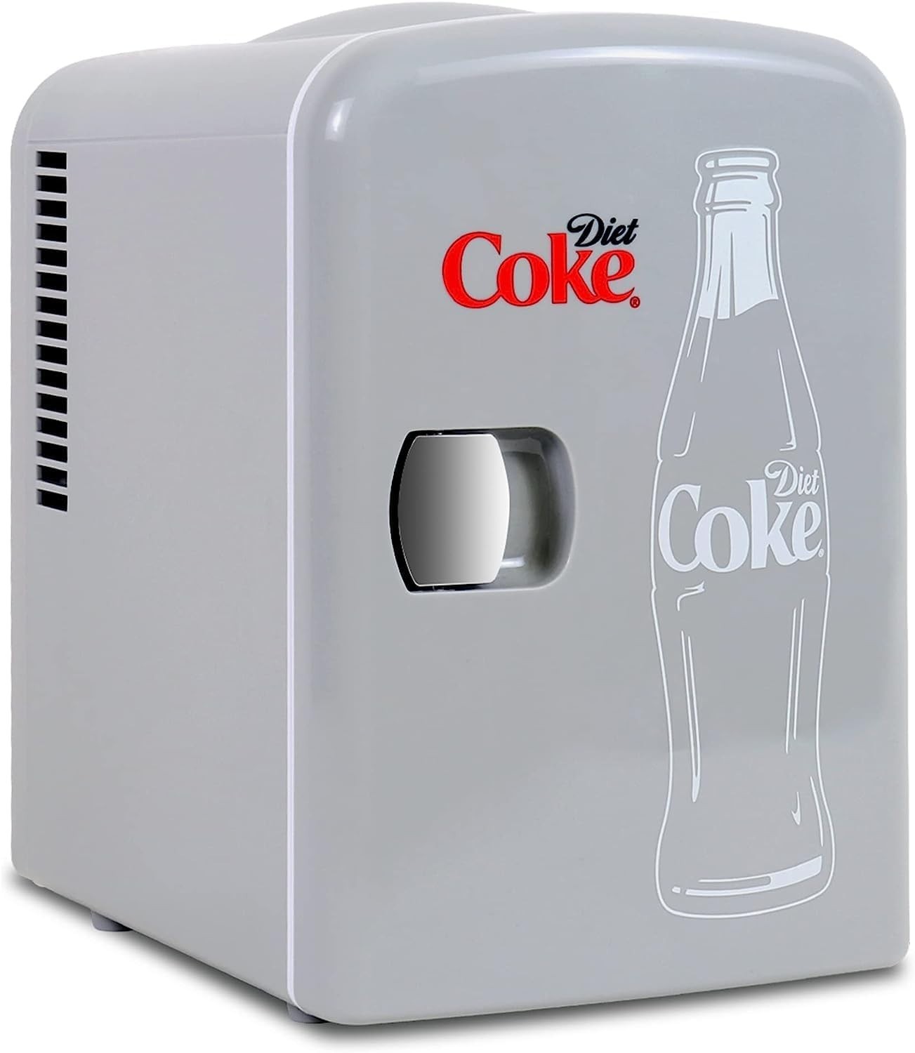 4L Mini Fridge Portable Cooler Warmer Table Top Drinks Skincare Grey