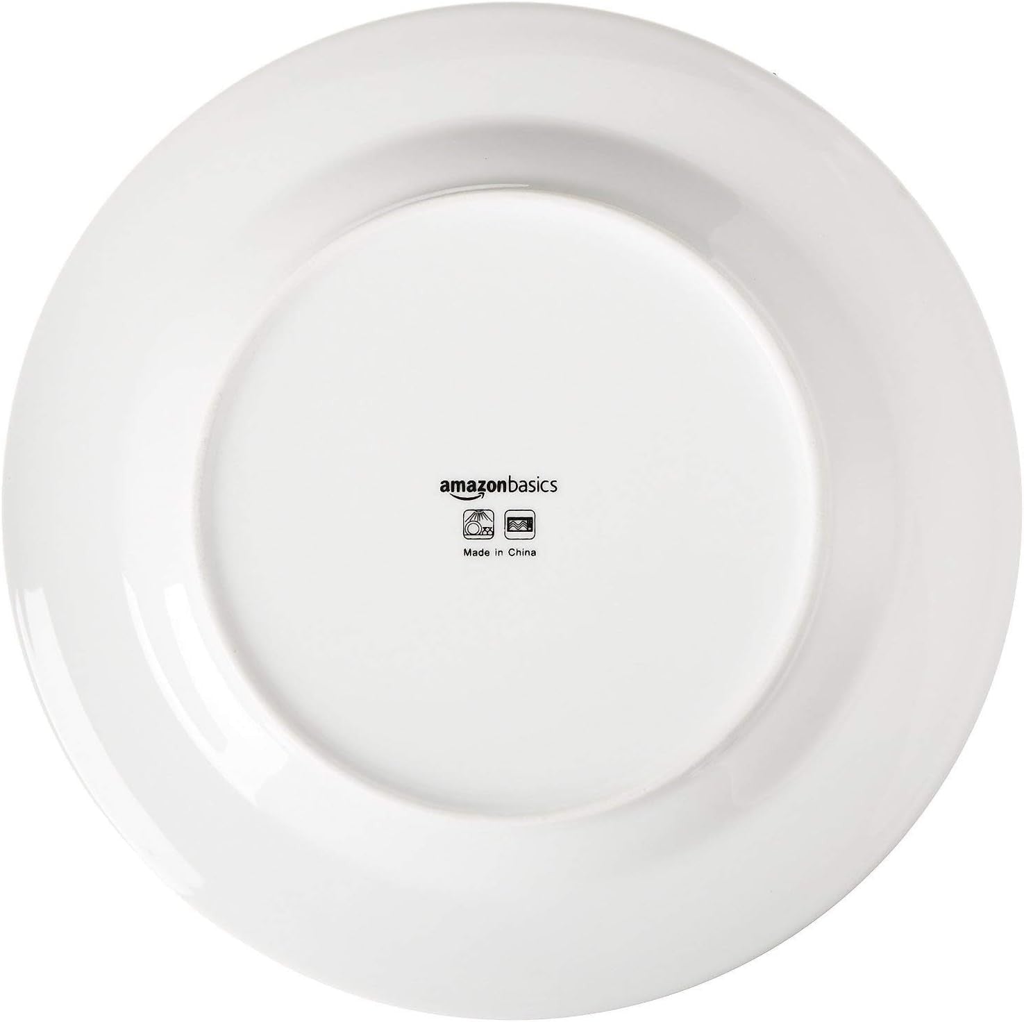 18pc Porcelain Dinnerware Set White Plates Bowls Microwave Dishwasher