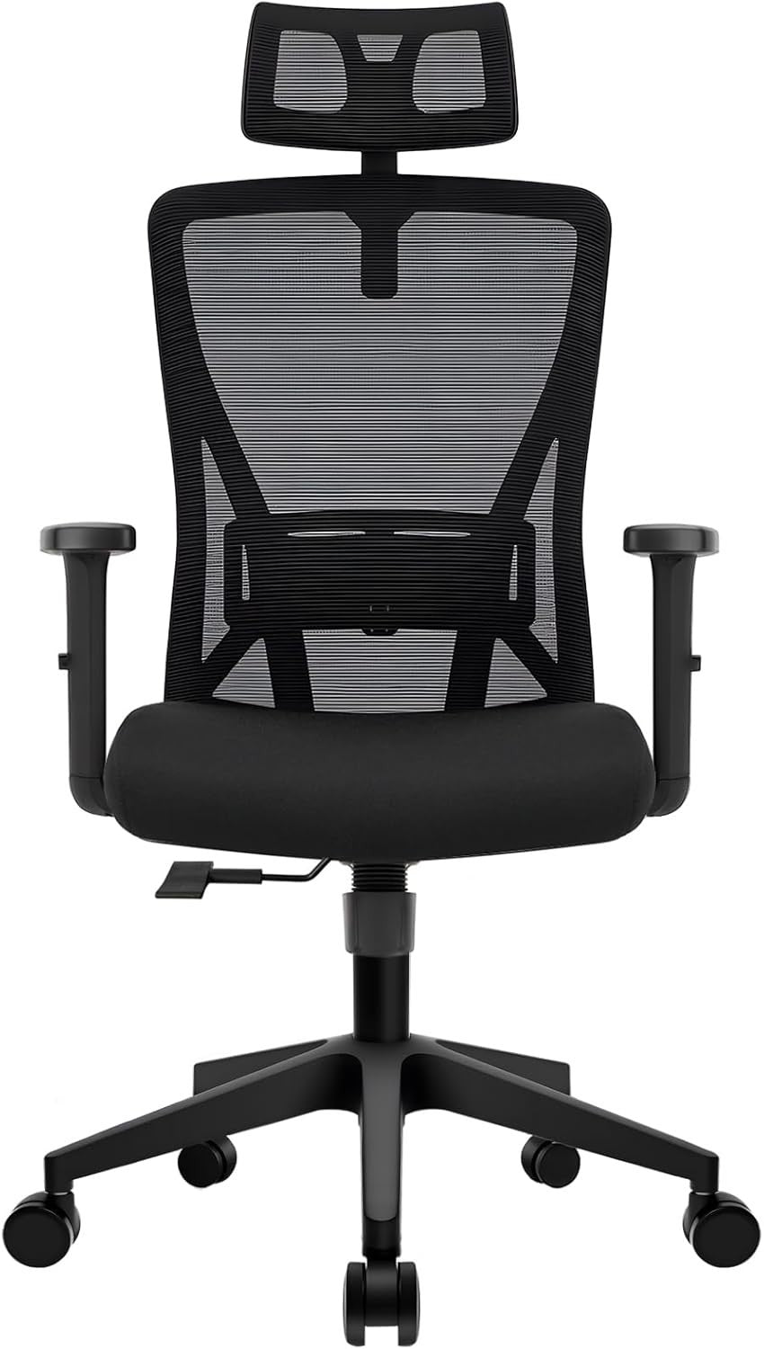 Ergonomic Office Chair Desk Oversized Mesh Back Lumbar Support Adjustable 150kg