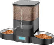 Automatic Cat Feeder for 2 Cats 3.5L Dual Bowl Timer Food Dispenser