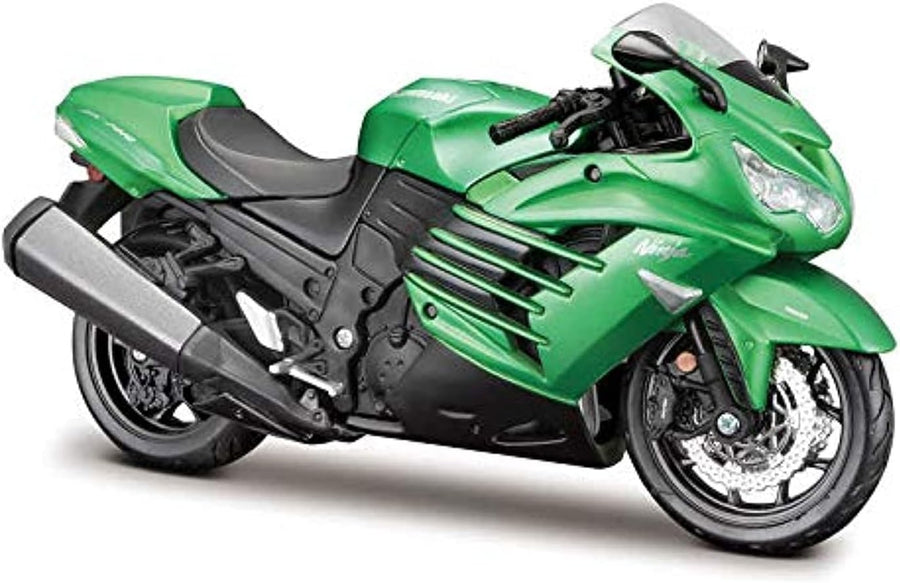 1:12 Scale Ninja ZX-14R Die-Cast Model Kit Motorbike Toy | DIY Build Gift