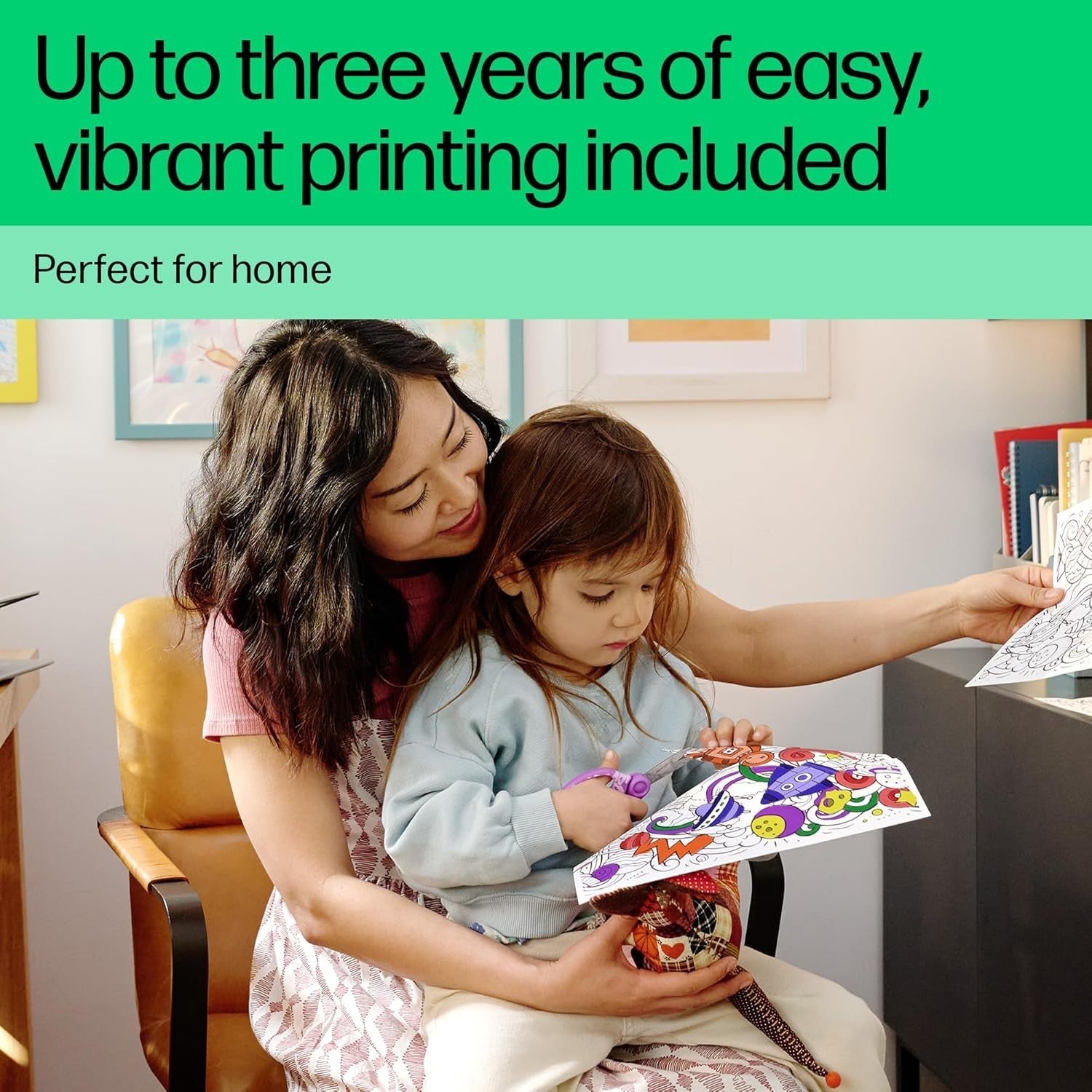 White A4 Colour Inkjet Smart Tank Printer Wireless Refillable Home Use