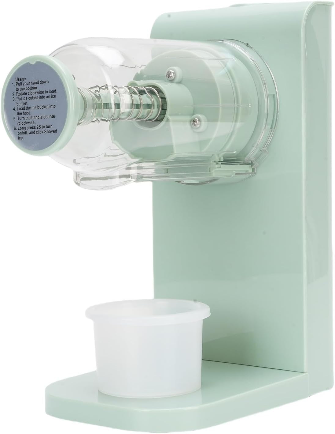 Electric Ice Shaver Snow Cone Machine Rechargeable 13000RPM