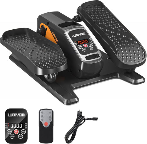 Under Desk Elliptical Machine, 12-Speed Pedal Exerciser, Remote & LCD Display