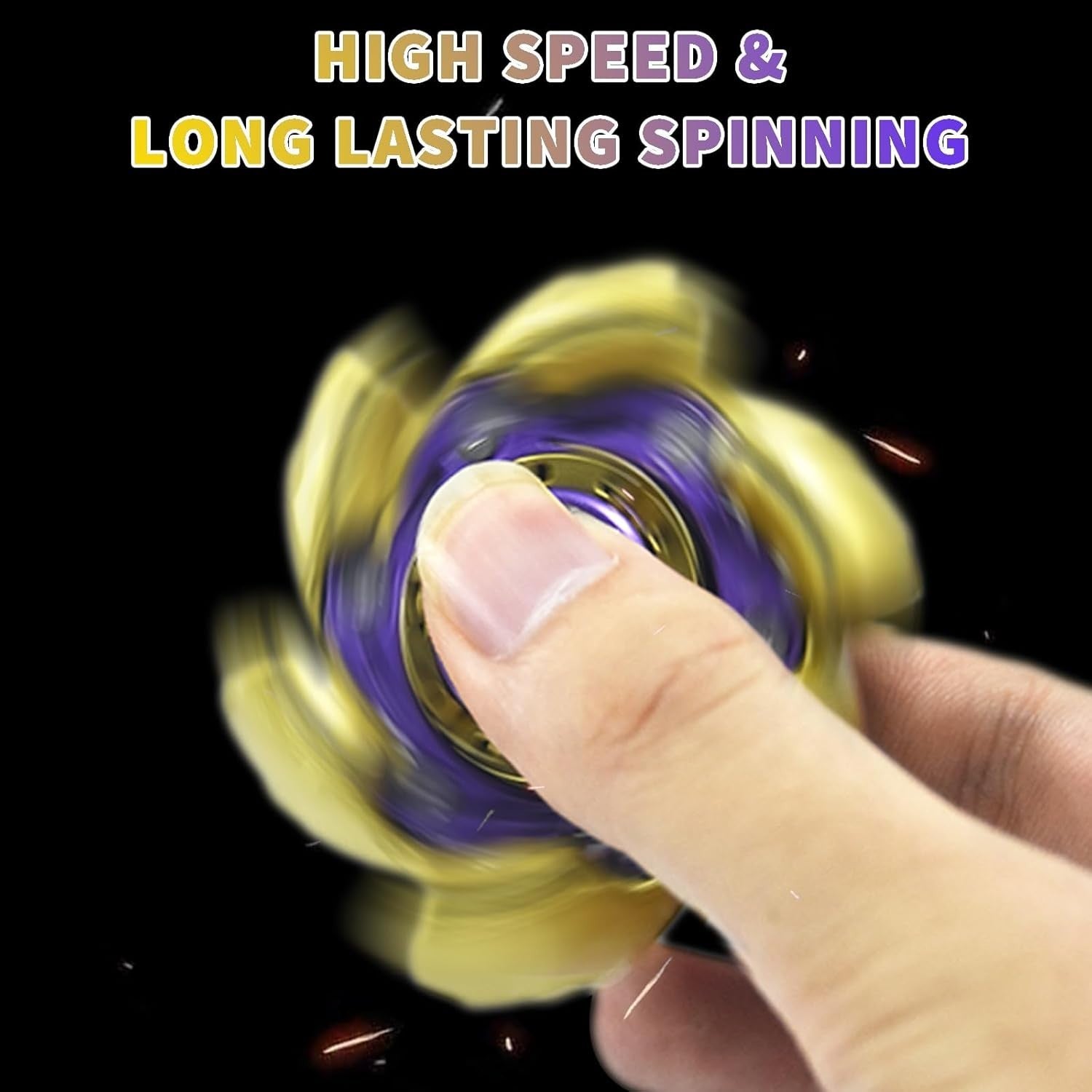 Alloy UFO Fidget Spinner Open Shell Smooth Spin EDC Stress Relief