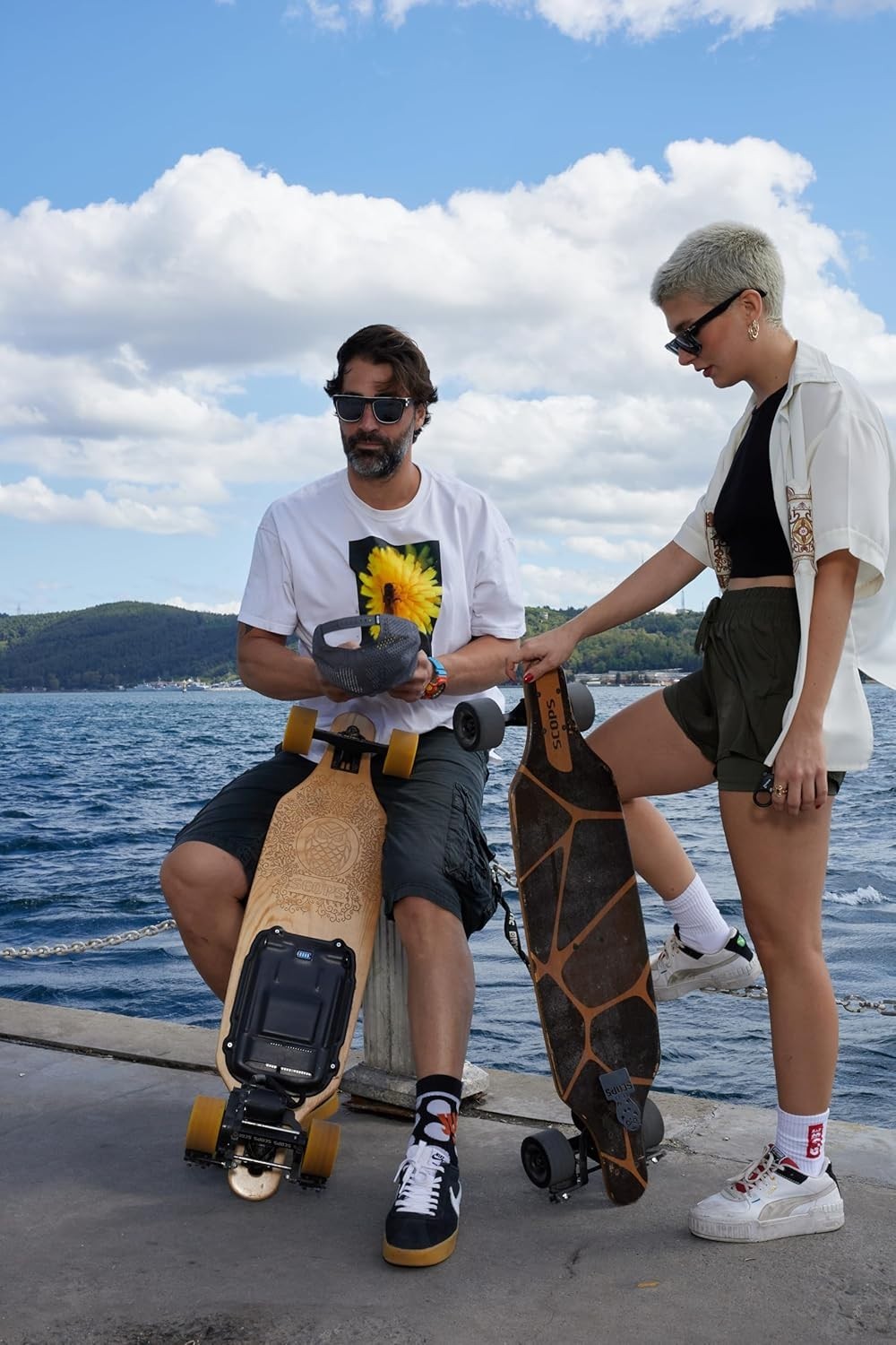 SCOPS 37" Longboard Skateboard | 8-Layer Maple/Birch/Beech Deck