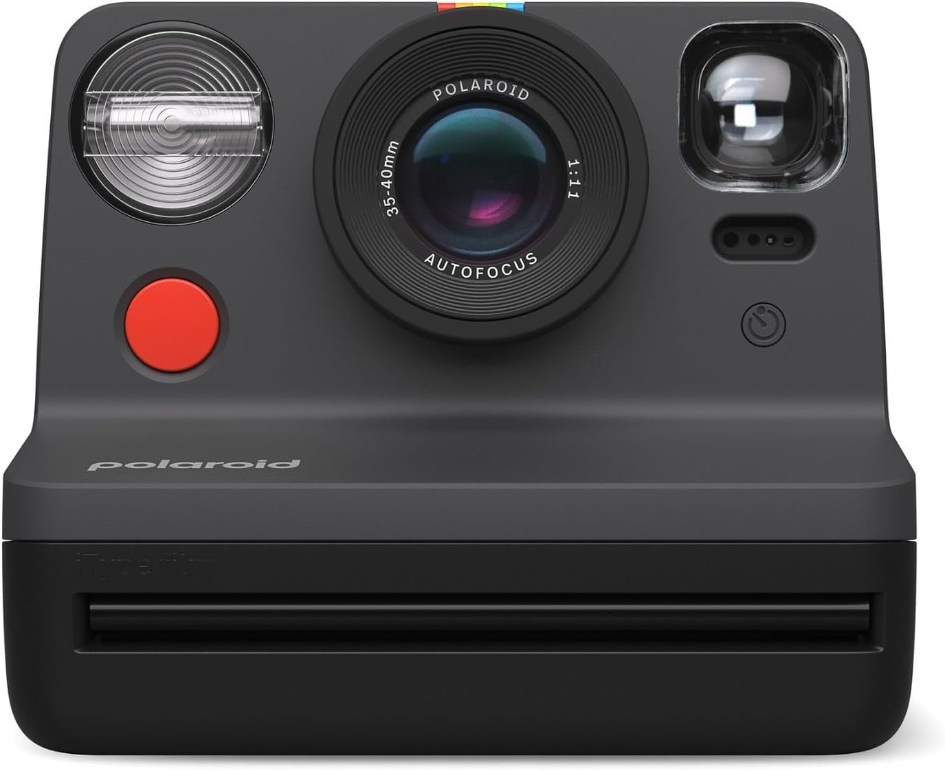 Instant Camera Film Bundle Black USB-C Rechargeable 16 Photos Included