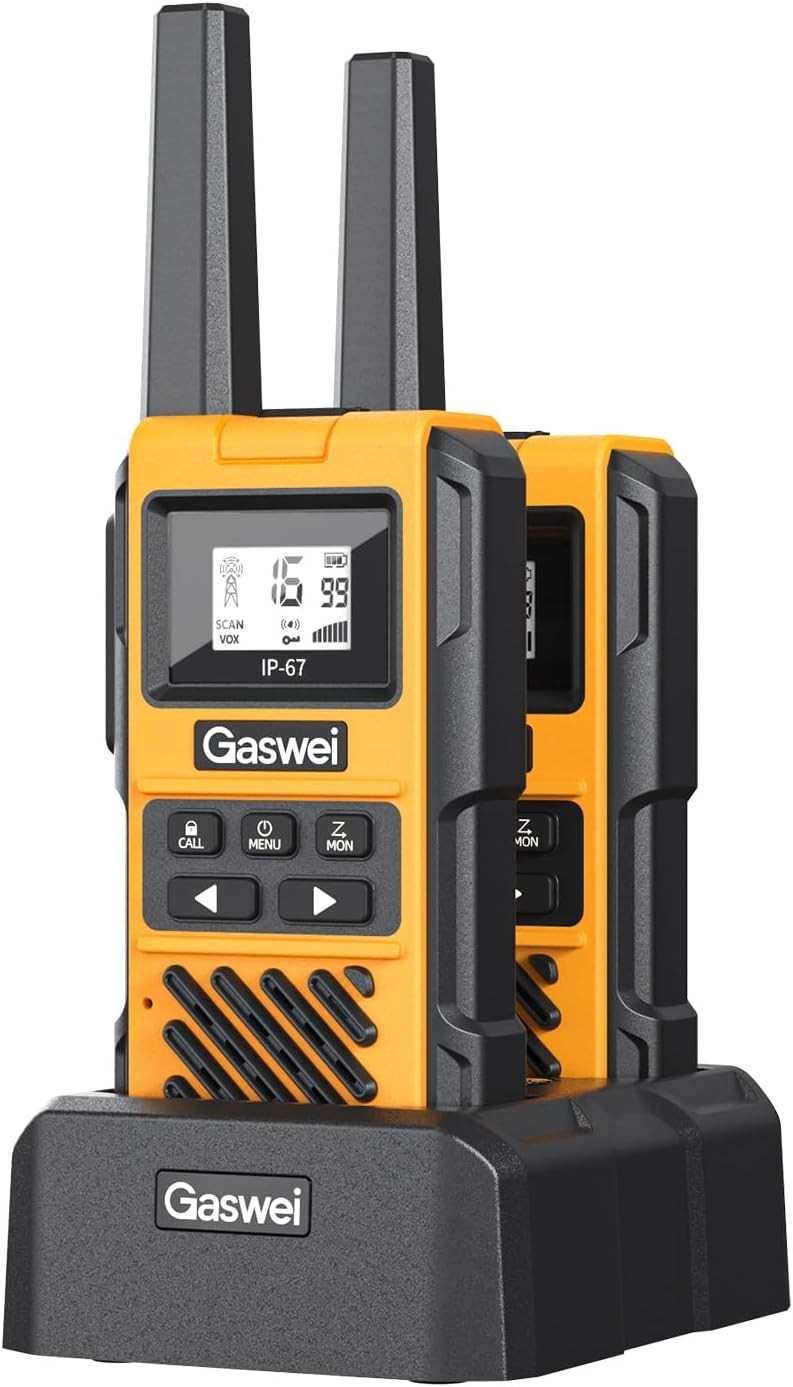 G1Pro Professional Walkie Talkies Rechargeable PMR446 VOX IP67 2 Way