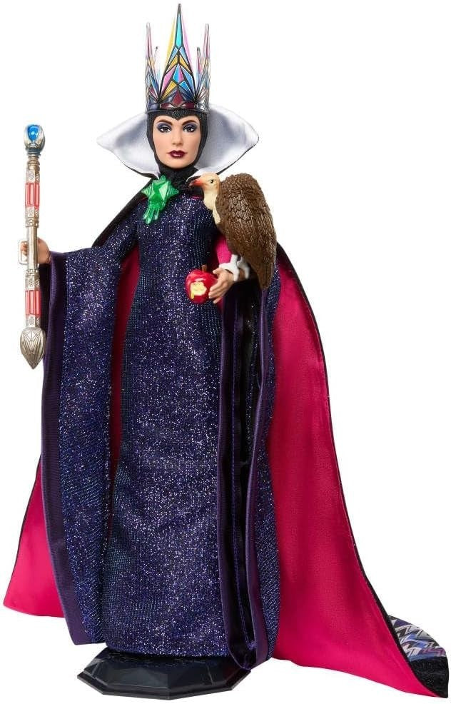 Collector Villain Fashion Doll Sparkling Gown Crown Scepter Accessories