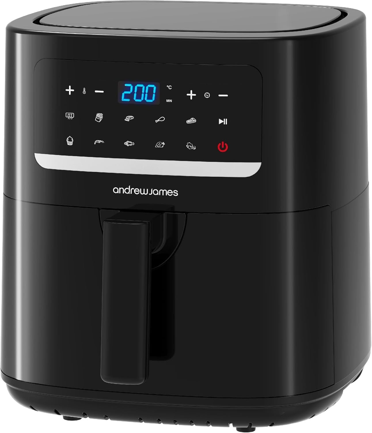 Digital Air Fryer 6L | 10-in-1 Functions, Low-Oil Cooking, LED Touch,