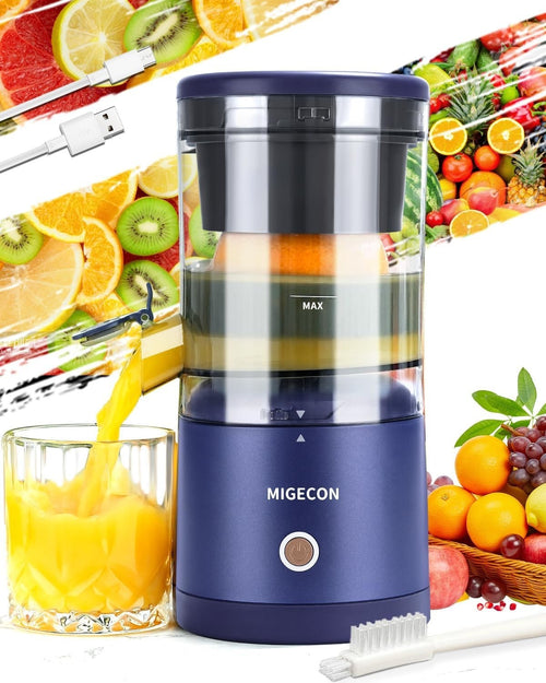 Cordless Electric Citrus Juicer USB Rechargeable Portable Anti Drip 20s