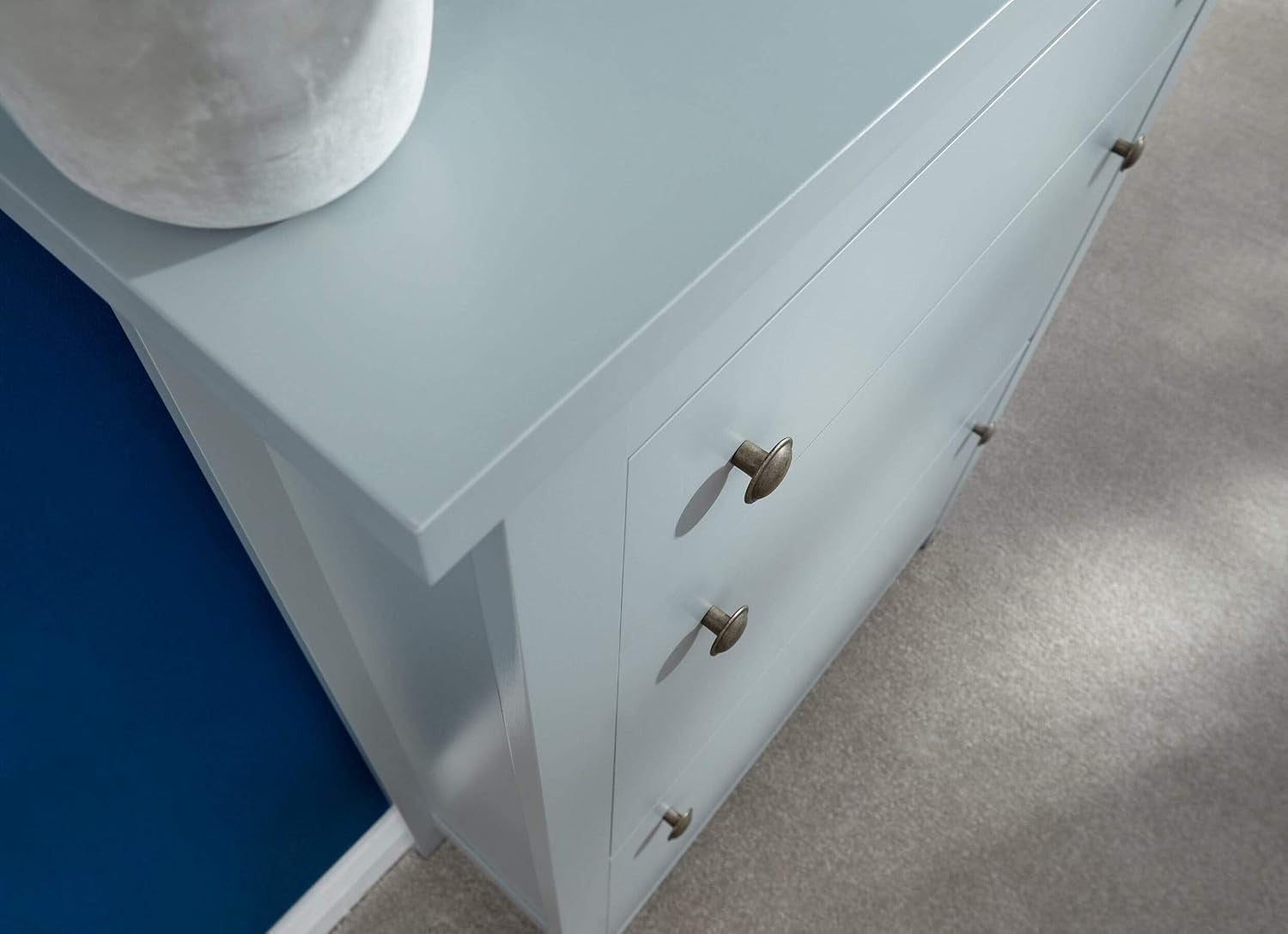 Slim Shoe Storage Cabinet Grey 2-Door Drawer Unit Holds 12 Shoes H108cm