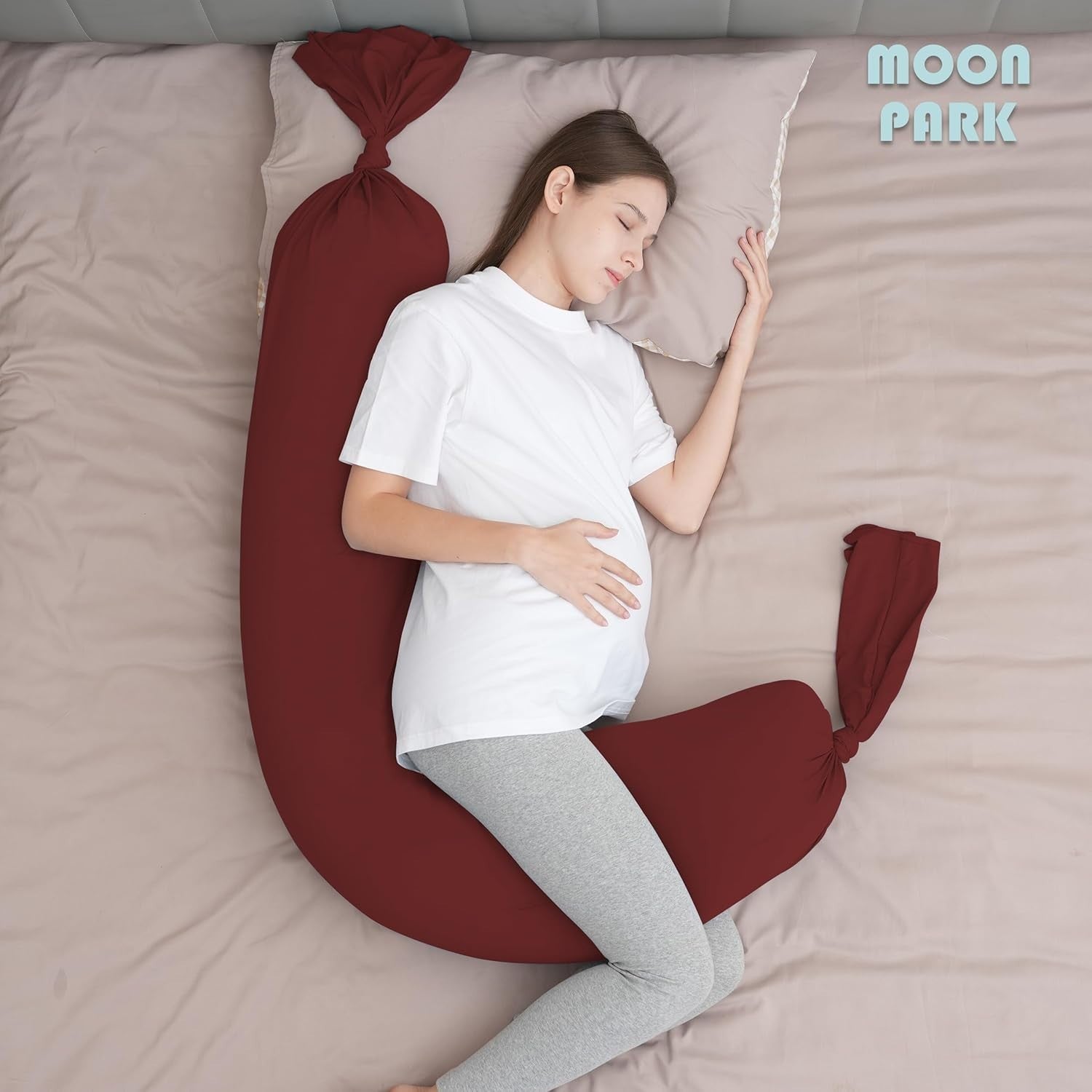 Pregnancy Pillow I Shaped 54” Full Body Maternity Support Side Sleeper