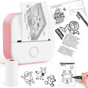 Mini Bluetooth Thermal Sticker Printer Portable Inkless Photo Label