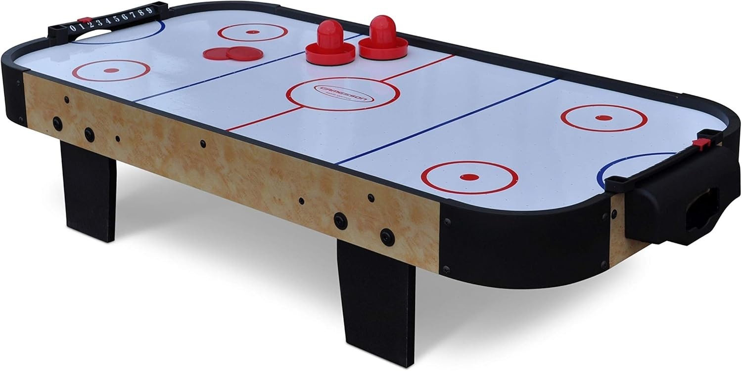 3FT Tabletop Air Hockey Game Battery Powered Portable Arcade Fun