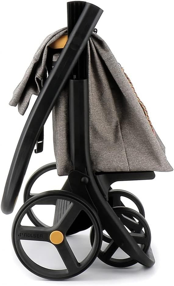 Foldable 4-Wheel Eco Shopping Trolley Granito Thermal Bag Durable