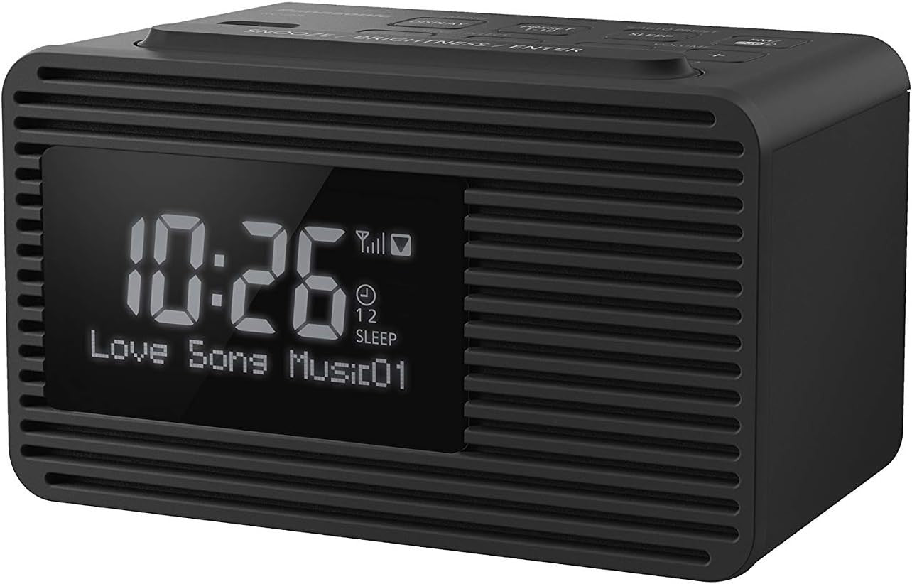 DAB+/FM Radio with USB Charging, Dual Alarm & LCD Display