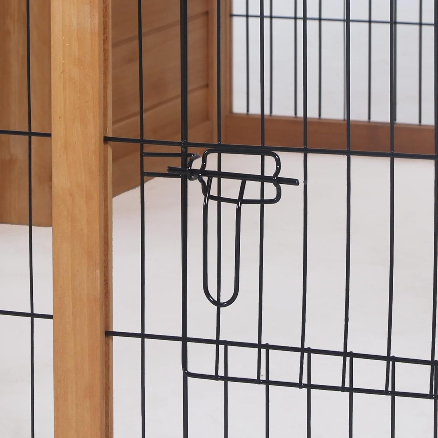 Large Rabbit Run Cage with Openable Top Outdoor Guinea Enclosure