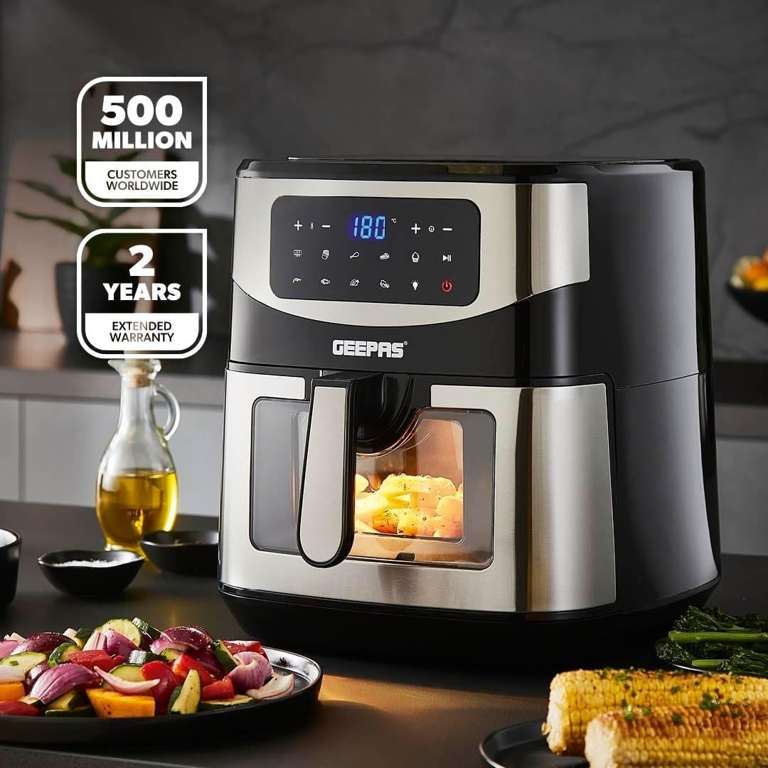 XL Air Fryer 9.2L | Digital Touch Display Window 9 Presets Fast Healthy Cooking
