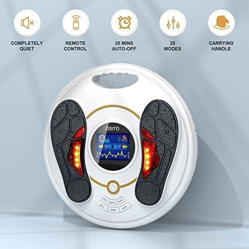 EMS & TENS Foot Circulation Machine, 25 Modes, 99 Levels, Pain Relief
