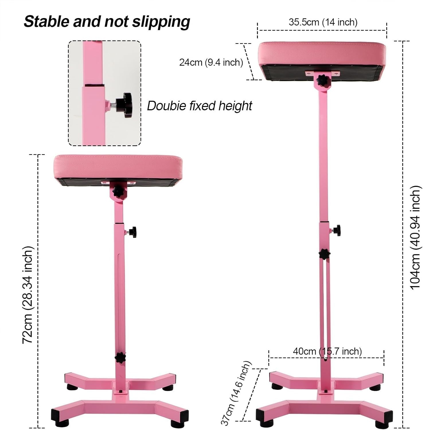 Adjustable Tattoo Armrest Stand Padded Support Height Adjustable Workstation