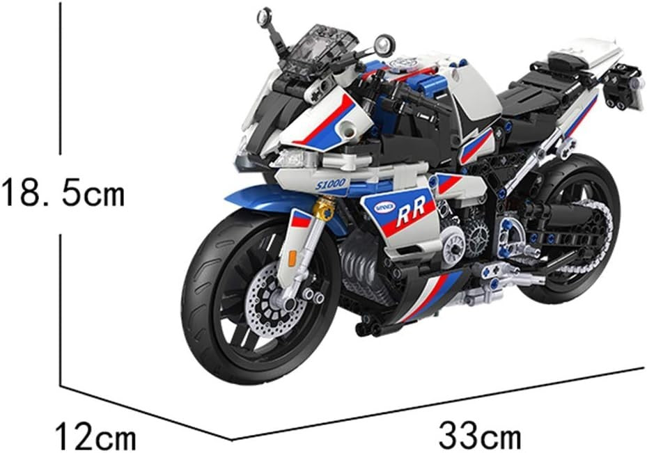 819 PCS Racing Motorcycle Building Blocks Kit – DIY Creative Model Set