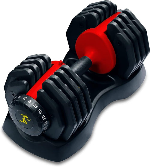 Quick Dial Adjustable Dumbbell 2.5–25kg Smart Weight Compact Home Gym