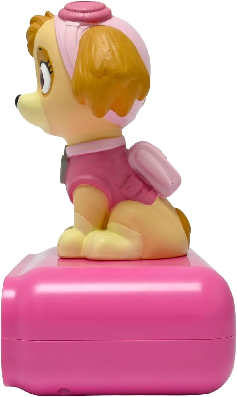 Kids Alarm Clock Night Light LCD Snooze Sound Effects Bedside Clock pink