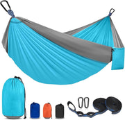 Double Camping Hammock 2-Person 600lb Heavy Duty Portable Outdoor Gear