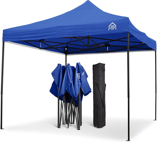 3x3M Heavy Duty Pop Up Gazebo Waterproof Outdoor Canopy With Bag & Weights