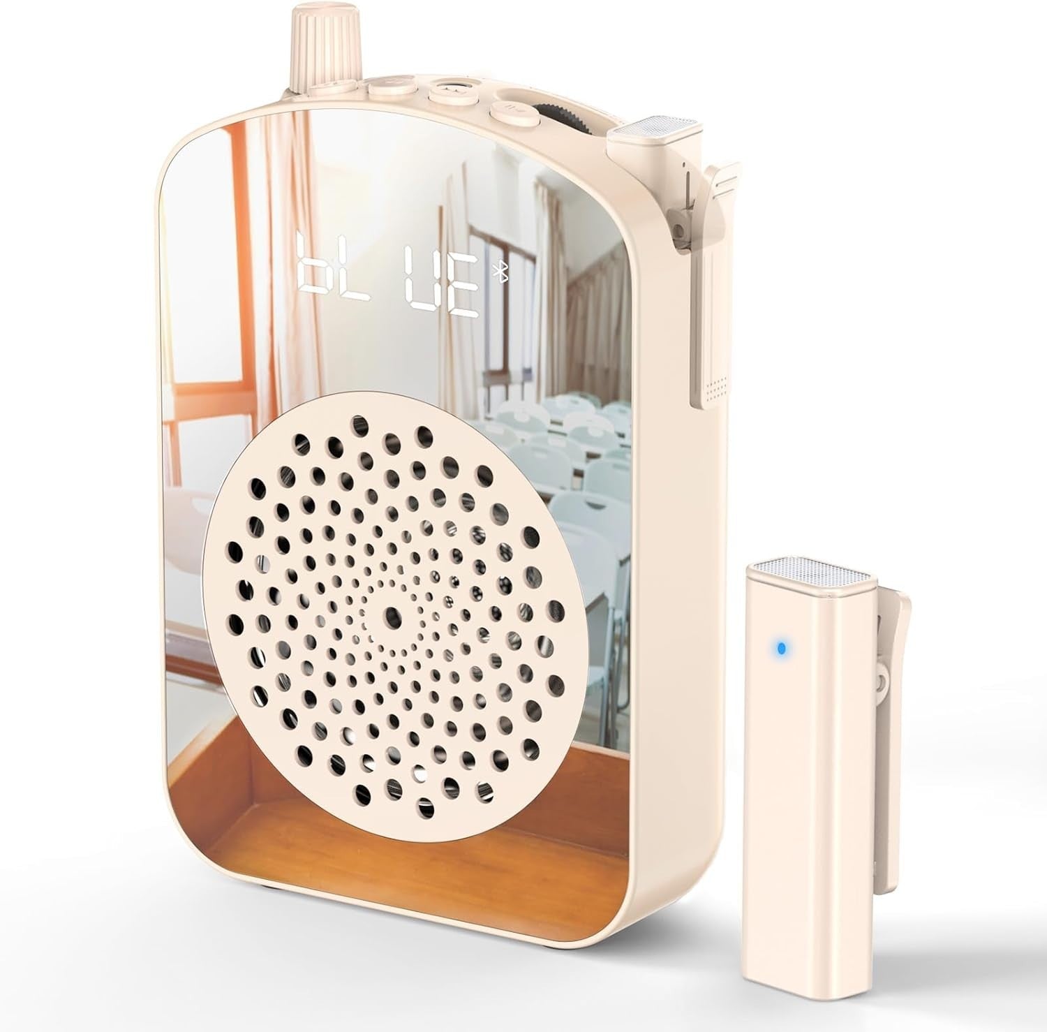 A10 Wireless Voice Amplifier with Lavalier Mic Portable 15W Speaker