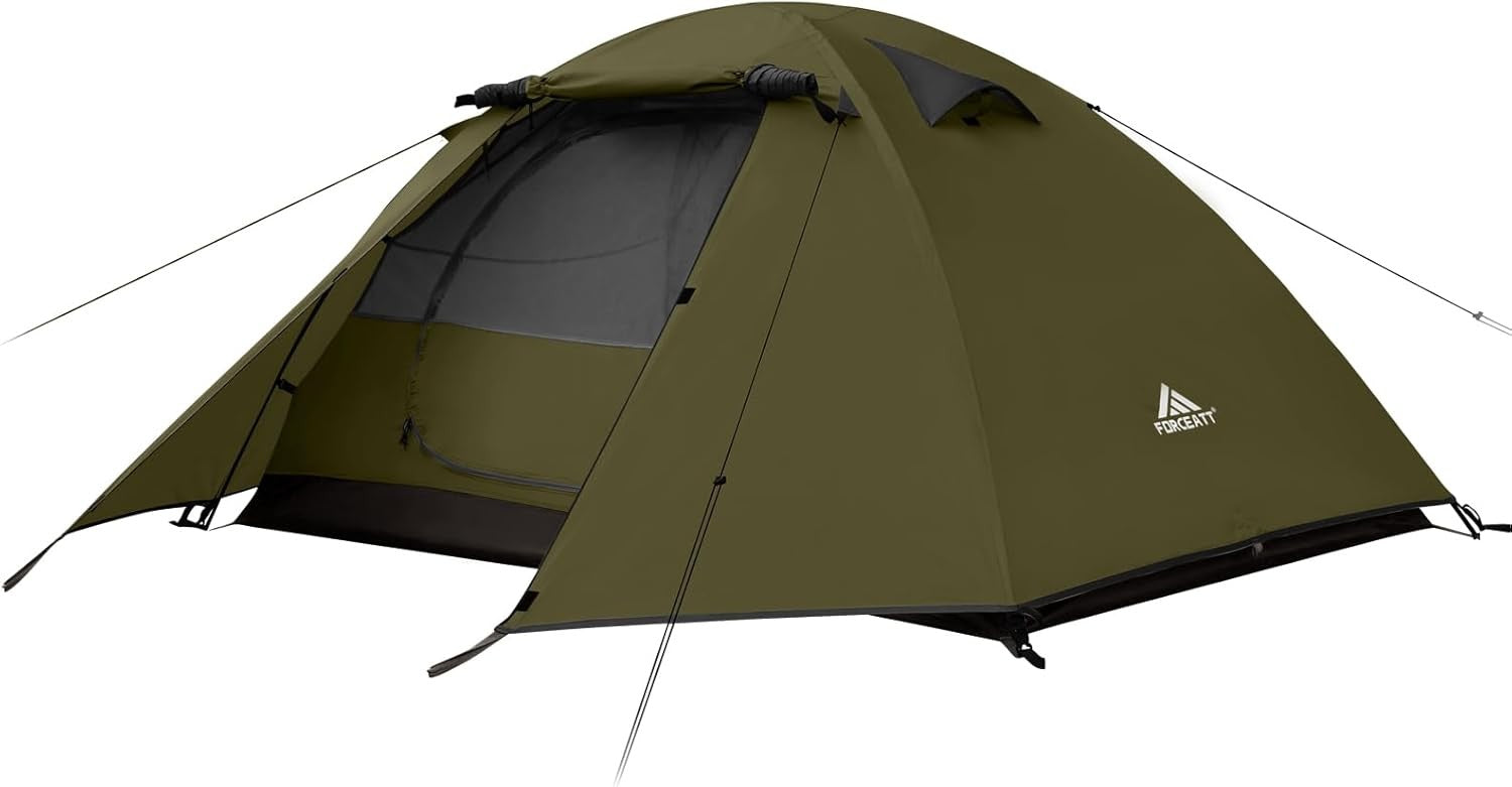 2 Man Dome Camping Tent PU3000mm Waterproof Lightweight