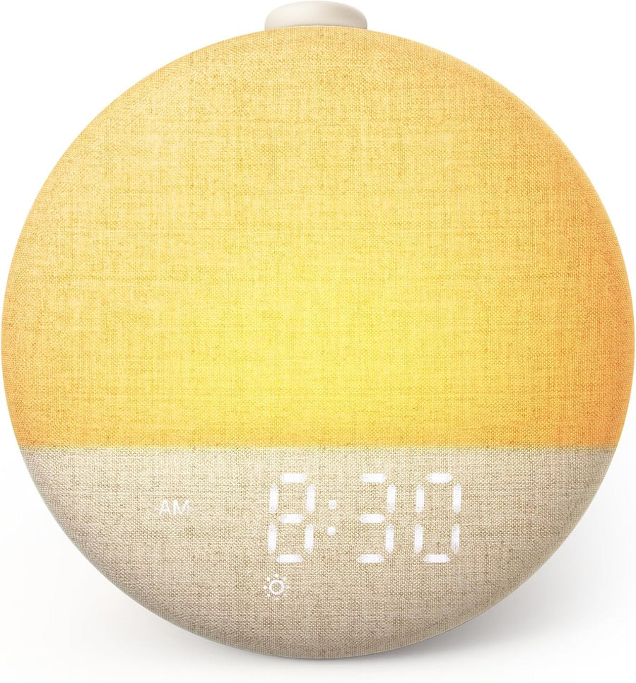 Sunrise Alarm Clock Wake Up Light White Noise 29 Sounds Night Lamp