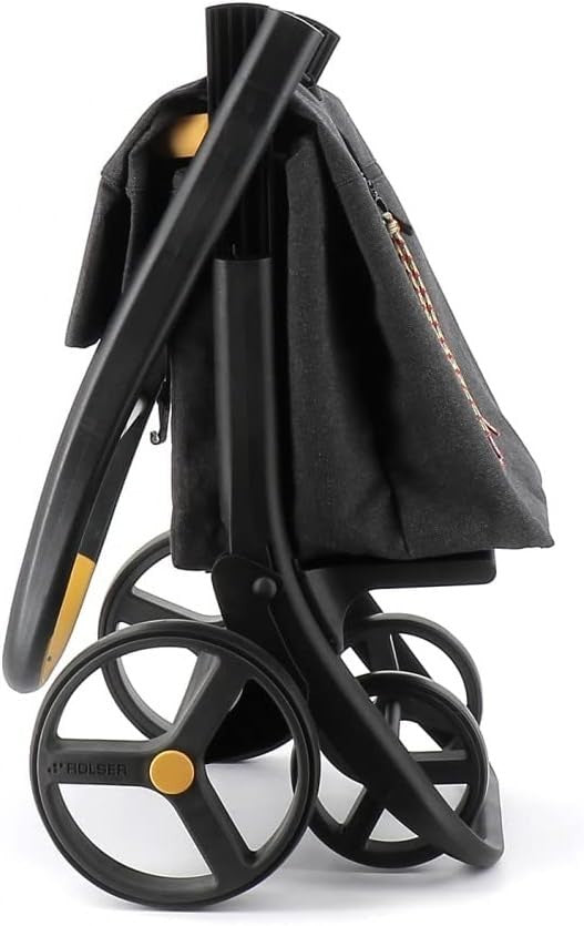 Foldable 4-Wheel Eco Shopping Trolley Carbon Thermal Bag Durable