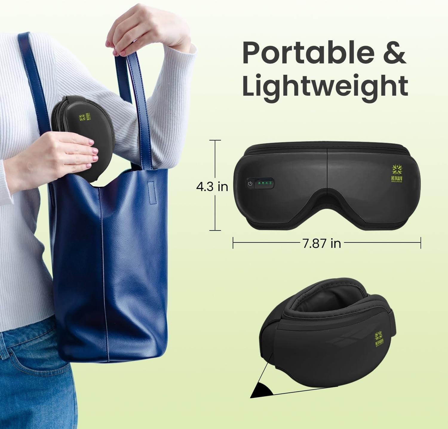 Heated Eye Massager Bluetooth Foldable Migraine Relief