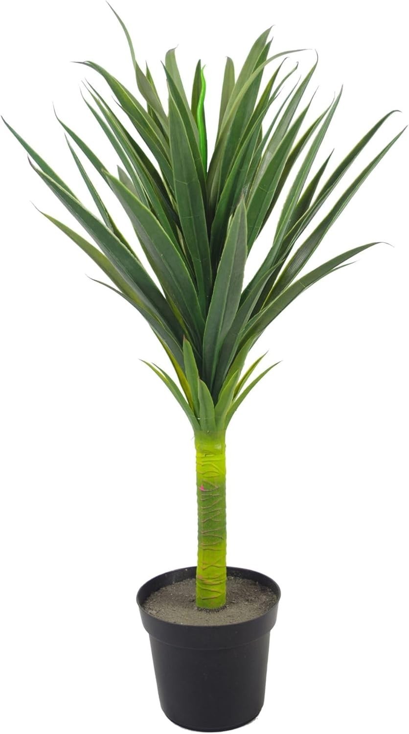 90cm Large Artificial Yucca Spiky Green Plant Indoor Home Garden Pot Decor Tree