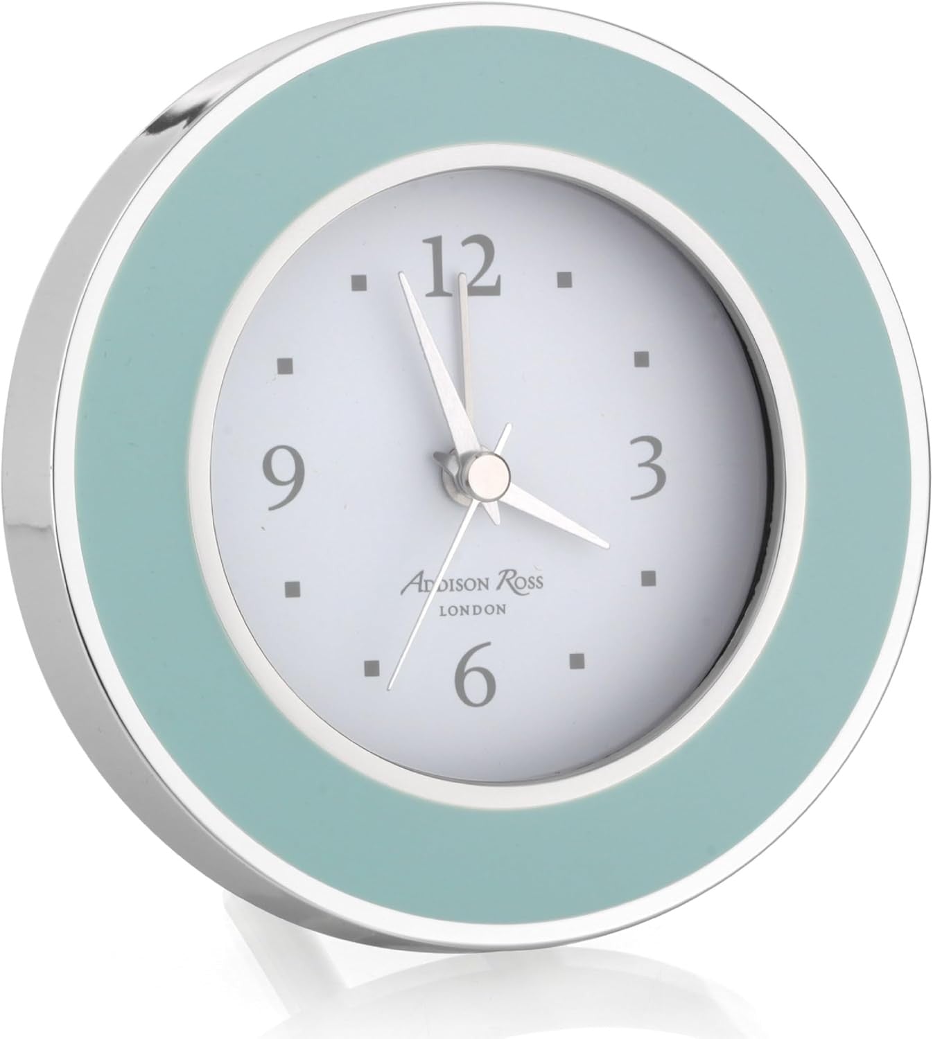 Silent Sweep Battery Alarm Clock Compact Bedside Home Decor