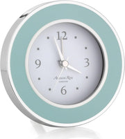 Silent Sweep Battery Alarm Clock Compact Bedside Home Decor
