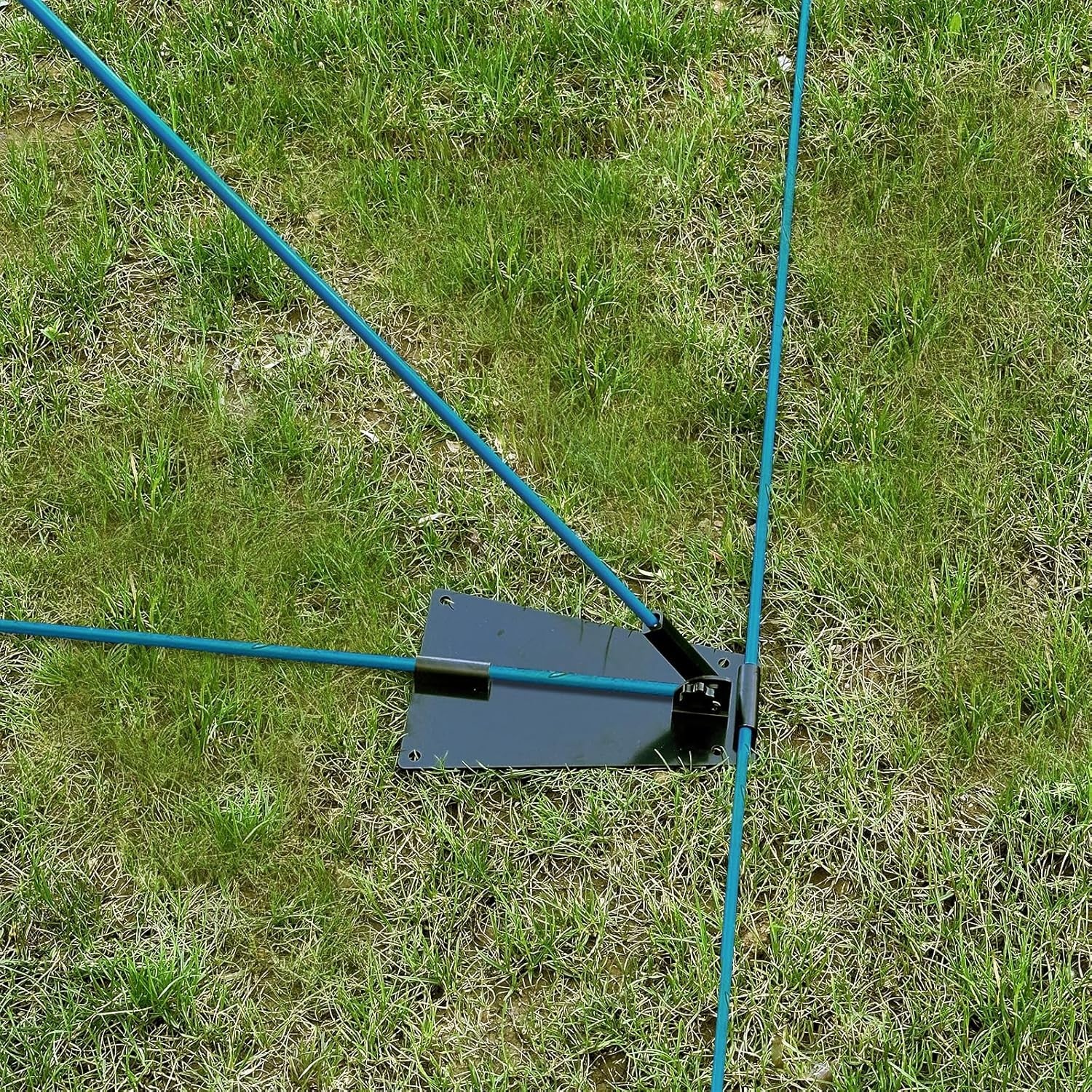 Golf Swing Trainer Plate Metal Practice Aid Adjustable Angle Base