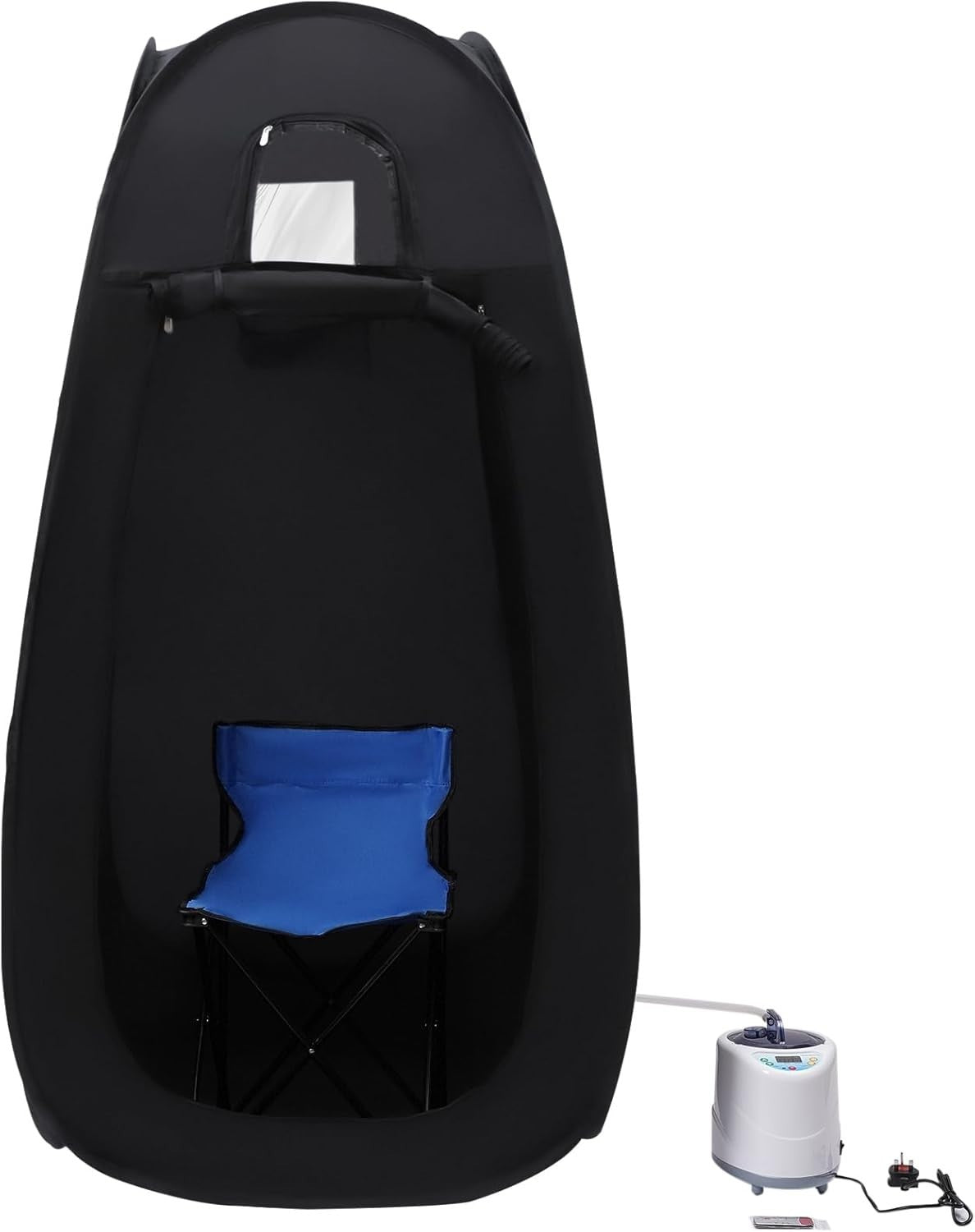 Portable Steam Sauna Tent Home Spa 2L 1000W Fast Heat Foldable Detox Box Chair