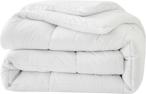 Warm Soft Double Duvet 15 Tog White 200x200cm All Season Quilt