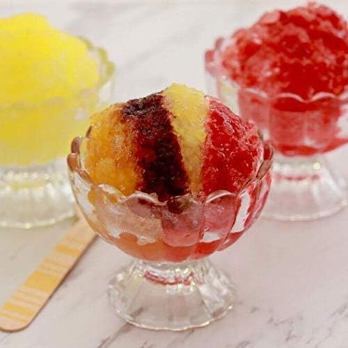 Manual Ice Crusher Snow Cone Maker Slush Shaver Stainless Blades