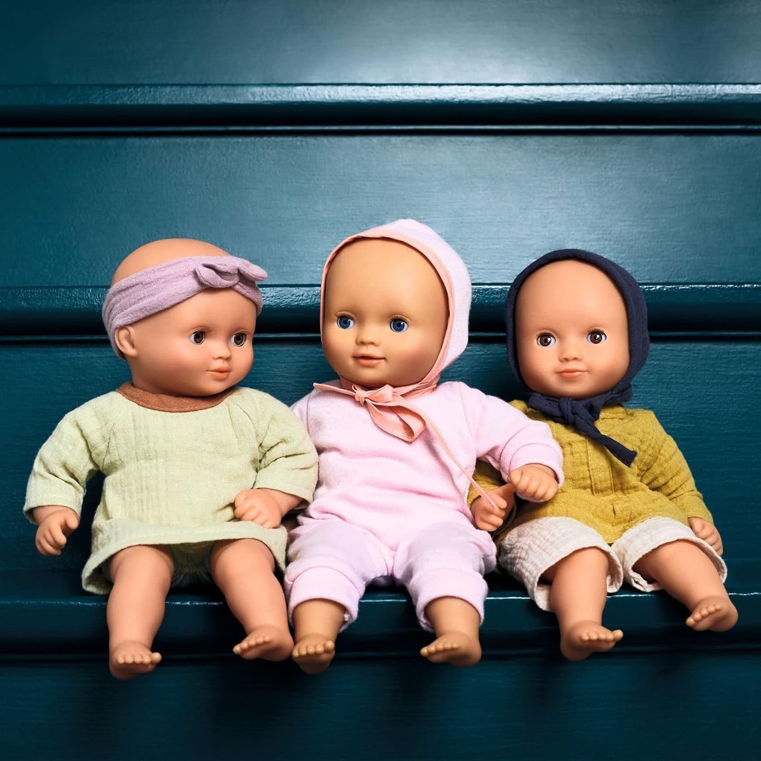 32cm Soft Baby Doll Sleepy Eyes Vinyl Body Lightweight First Doll Toddler